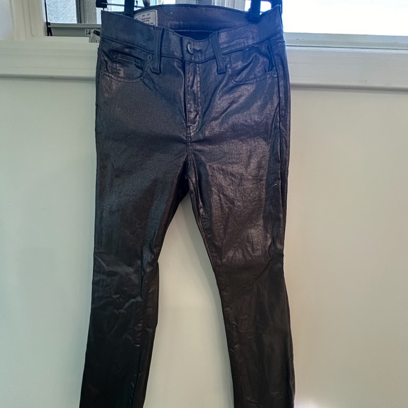 Gap Mid Rise Metallic Baby Boot Jeans - Picture 3 of 5